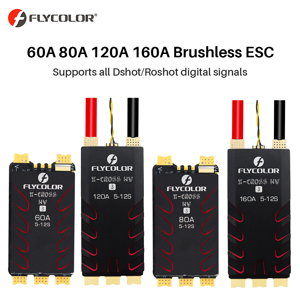 Drone Racing Battery - Flycolor Brushless ESC X-Cross HV3 60A