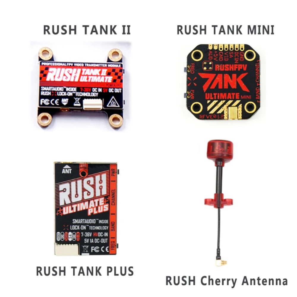 RUSH TANK Ultimate II/Mini/PLU - Drone Racing Transmitter ulasan dan harga