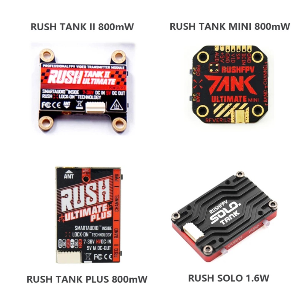 RUSH TANK Ultimate II/Mini/PLU - Drone Racing Transmitter ulasan dan harga